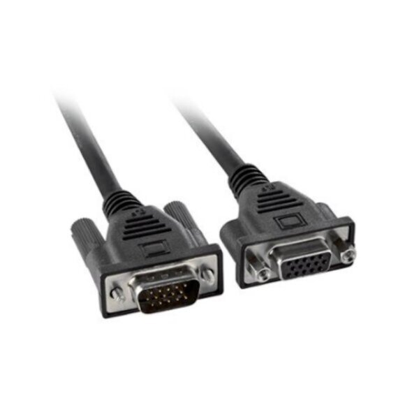 Insignia NS-PV06509 6ft DB15 Male-to-Female PC Monitor Extension Cable, Black - Picture 2 of 2